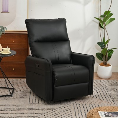 NicBex Recliner Chair Modern Rocking Chair with Side Pocket Swivel Accent Chair Glider Chair Comfy Chair for Living Room, Bedroom