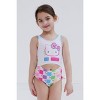 Hello Kitty Rainbow Girls UPF 50+ One Piece Bathing Suit Little Kid to Big - image 2 of 4