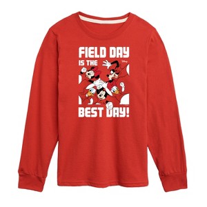 Boys' - Disney - Field Day Best Day Long Sleeve Graphic T-Shirt - 1 of 4