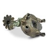 SPI Home Ride Sharing Frog and Turtle Key Box – 12.5" Bronze Metal Outdoor Key Holder with Whimsical Animal Design - 2 of 3