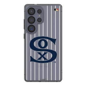 MLB Cooperstown Central Teams Pinstripe Clear Cell Phone Case for Samsung Galaxy - 1 of 4
