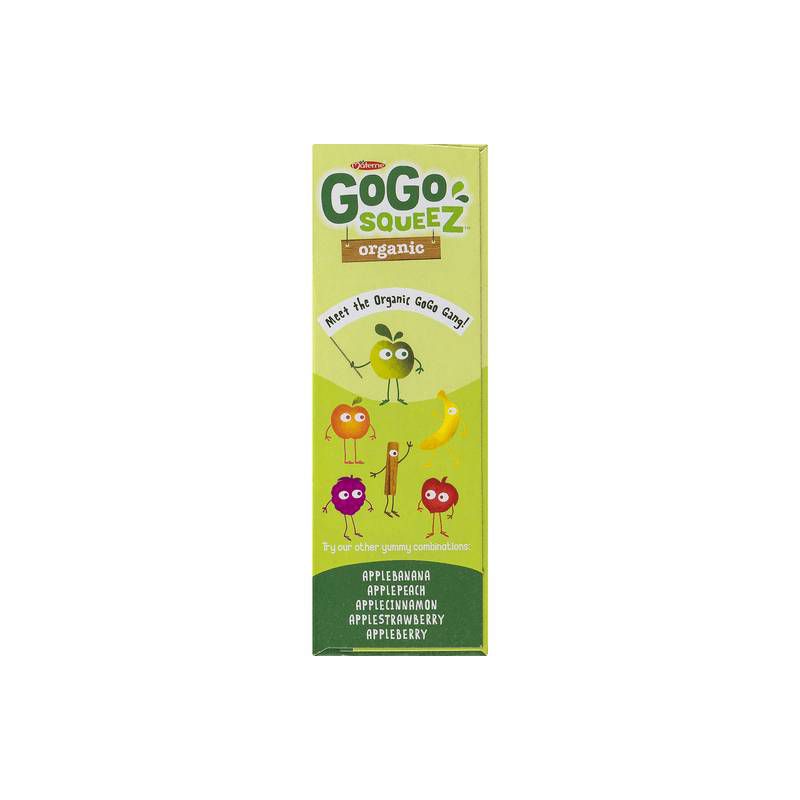 Gogo Squeez Organic Applesauce on the Go - Case of 12/4 packs, 3.2 oz, 5 of 8