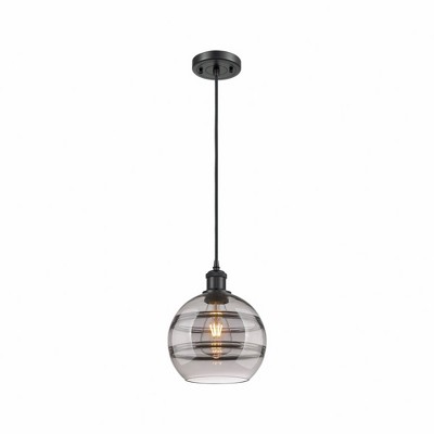 Rochester - 1 Light Cord Hung Mini Pendant In Industrial Style-9.88 Inches Tall and 8 Inches Wide