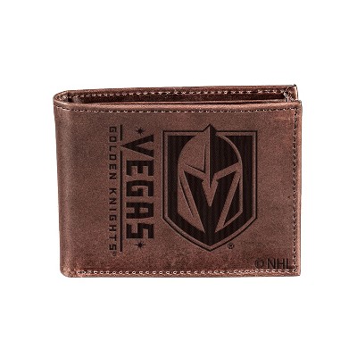 Evergreen Vegas Golden Knights Crazy Horse Collection Bi-Fold Wallet