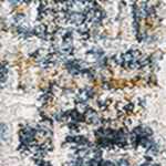 blue, gray, mustard, dark red, light gray, off white