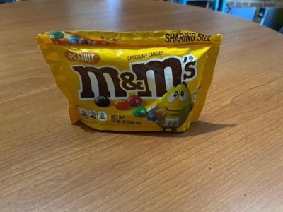 M&M's Peanut Milk Chocolate Candy, Party Size - 38 oz Bag 