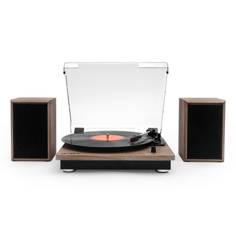 Victrola Montauk Bluetooth Turntable System with Bookshelf Speakers - image 1 of 4