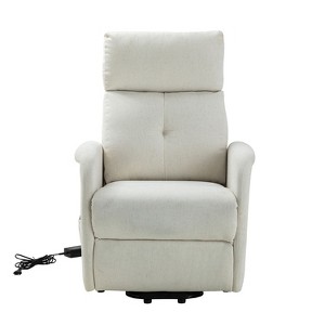 Gina Mid-century Power Remote Recliner with Metal Base| ART OF LIVING DESIGNS - 1 of 4