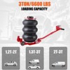 Air Jack, 3 Ton/6600 lbs Triple Bag Air Jack, Portable Pneumatic Jack with Long Hand, Lift up to 15.7", 3-6 s Fast Lifting Pneumatic Jack, Repair - 4 of 4