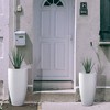 Rosemead Home & Garden Concrete Outdoor Planter Pots Chalk White 17.3"x17.3"x31.4" - 2 of 4