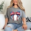 Simply Sage Market Coquette Patriotic Baseball Garment Dyed Tee - 2 of 4