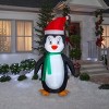 Gemmy Christmas Airblown Inflatable Penguin OPP , 7 ft Tall, White - 2 of 3