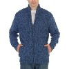 Gioberti Men's Heavy Weight Cardigan Twisted Knit Regular Fit Full-Zipper Sweater - 2 of 3