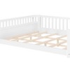 KWPZQEB Montessori Toddler Bed with Wood Slats for Kids, Wood Platform Bed with Safety Guardrails & and Detachable Fence - 4 of 4