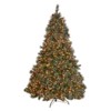 INFURNIC Artificial Trees Cashmere and Snow Bristle Mixed Christmas Tree with Pine Cones for Festive Decor, Green, 69"*69"*108" - 4 of 4