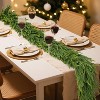 GAOMON 6 Ft Realistic Christmas Garland, Real Touch Norfolk Pine Garland for Mantle, Dense Artificial Greenery Garland Decorations - 2 of 4