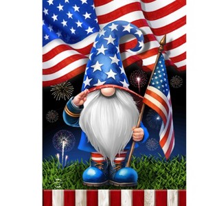 Briarwood Lane House Flag 40x28 For Outdoor Saluting Gnome House Flag - 1 of 4