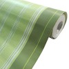 Slickblue Green Tea Stripe Peel and Stick Wallpaper - Modern Vinyl, Removable, Repositionable, Waterproof - 2 of 3