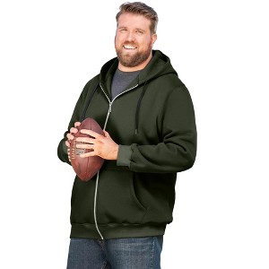 KingSize Fleece Zip-Front Hoodie - 1 of 4