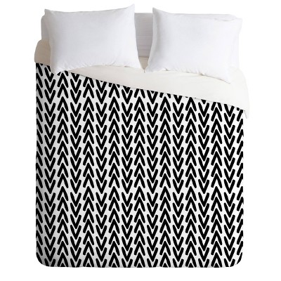 Allyson Johnson Bohemian Arrows Comforter Set Black  - Deny Designs
