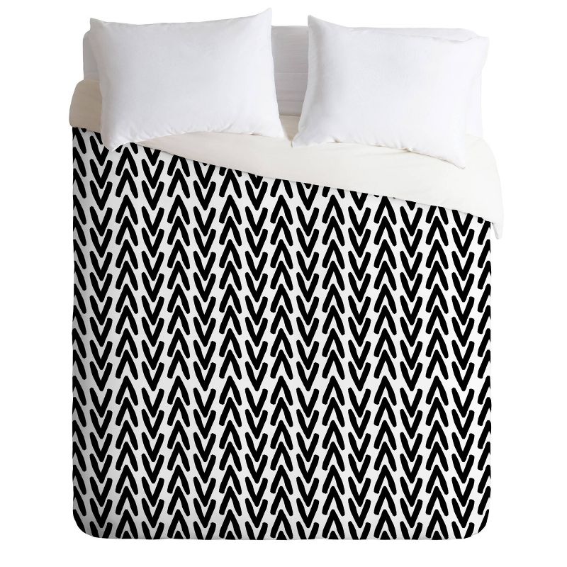 Allyson Johnson Bohemian Arrows Comforter Set Black  - Deny Designs, 1 of 8