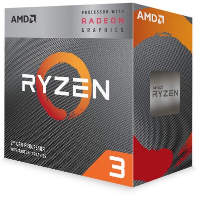  AMD Ryzen 3 3200G Unlocked Desktop Processor with Radeon Graphics - 4 cores & 4 threads - 3.6 GHz- 4.0 GHz CPU Speed - AMD Radeon Vega 8 Graphics 