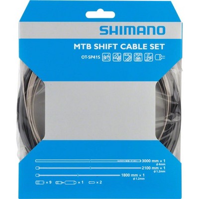 Shimano mtb stainless store steel gear cable set