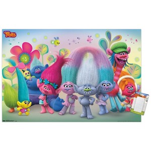 Trends International DreamWorks Trolls - Group Unframed Wall Poster Prints - 1 of 4