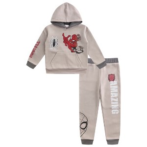 Marvel Spider-Man Boys Hoodie and Pants Set for Toddlers and Big Kids - Size 2T - 1 of 4