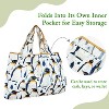 Wrapables Large & Small Foldable Tote Nylon Reusable Grocery Bags - 3 of 4