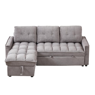 TiramisuBest 78.75" Reclining Sofa, Modular Sectional Sofa with Storage, Sideboard Buffet Style Design for Living Room