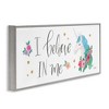 Stupell Industries Believe In Me Blue Unicorn, 30" x 13" - 3 of 4