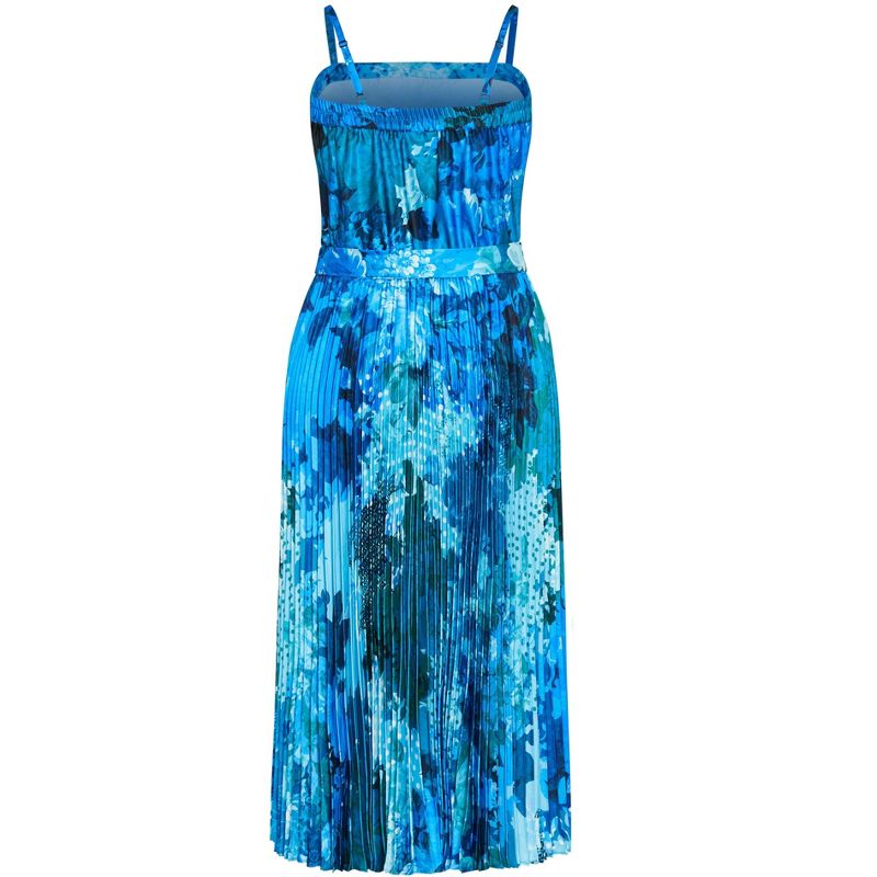 Women's Plus Size Jayda Print Dress - blue | CITY CHIC, 5 of 7