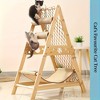 6-in-1 Deluxe Cat Tree Tower with Multi-Level House, Hammock, Jumping Platform, Scratching Post, Climbing Net - Real Branch Wood - 2 of 4