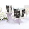 Big Dot of Happiness Just Engaged - Black and White - Engagement Party Favor Popcorn Treat Boxes - Set of 12 - 3 of 4