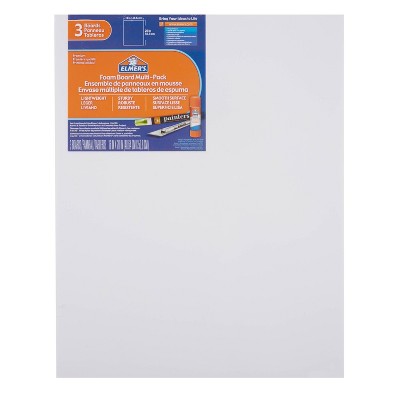 Elmer's 3pk 16 x 20 Foam Presentation Boards - White