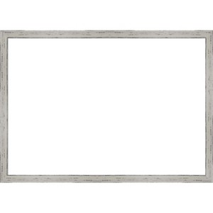 Amanti Art Shiplap White Narrow Framed Dry Erase Magnetic Board - 1 of 4