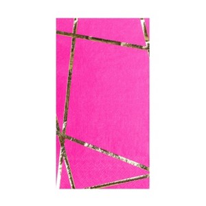 Jollity & Co. - Pink Enchanté Guest Napkins - Pack of 16 Paper Napkins - 1 of 3