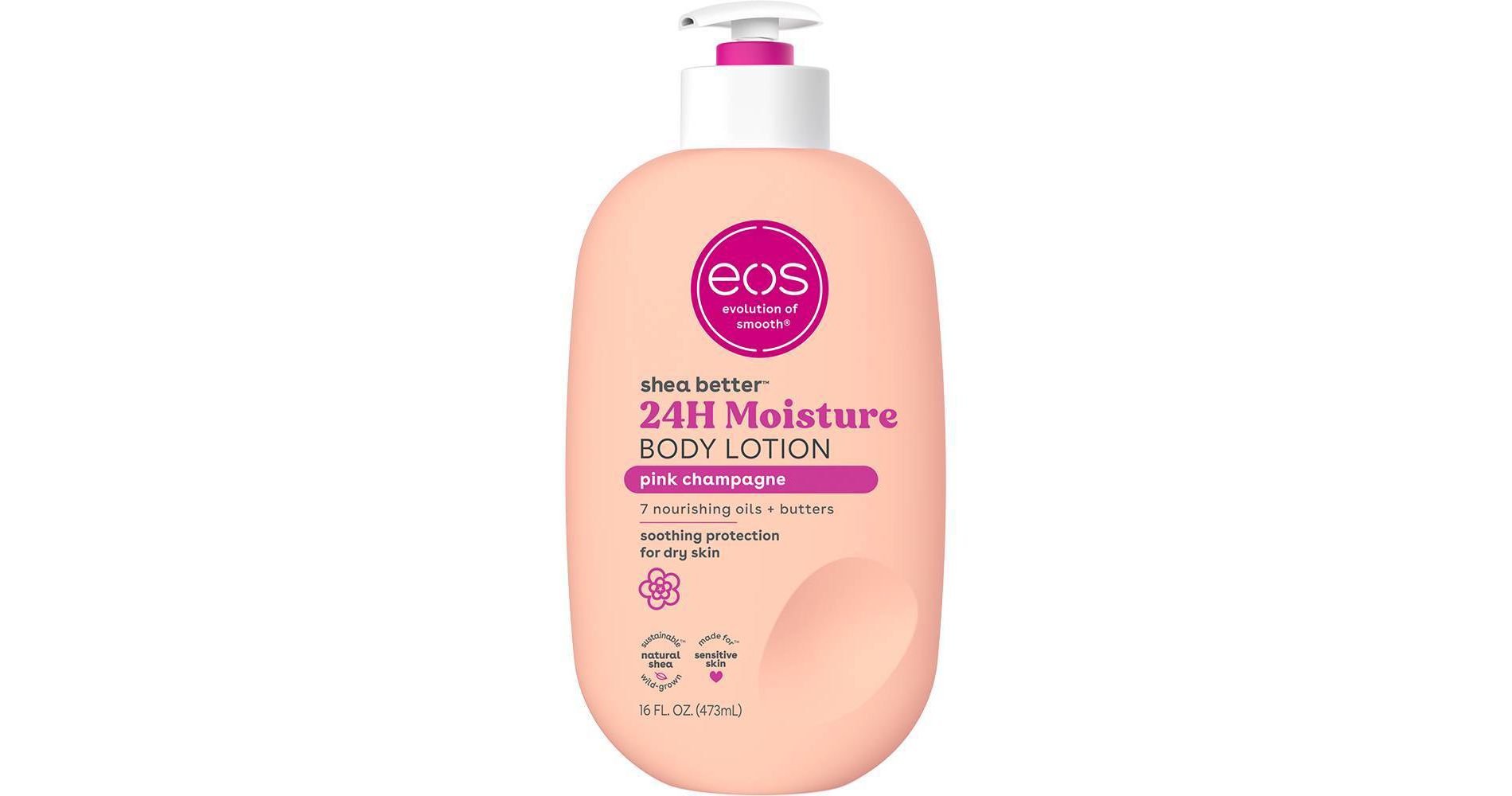 eos Shea Better 24H Moisture Body Lotion - Pink Champagne - 16oz