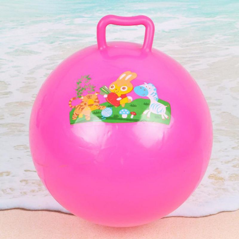 Handle Hopper Ball With Cartoon Pattern Bouncing Inflatable Toy For Kids, 4 of 7