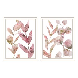 Gulches 2-Piece Vignette Meadow Flora Botanicals I & II Framed Wall Art by Bluebird, Ready-to-Hang for Living Room, Abstract Home Decor - 1 of 4