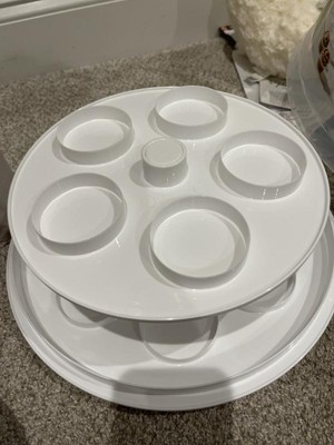 Figmint Round Cake Carrier White/Clear - Figmint