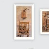 2- Piece Vignette Friends and Pumpkins White Framed Wall Art for Living Room, Bedroom Wall Art Print for Home Decor by Billy Jacobs - 3 of 4