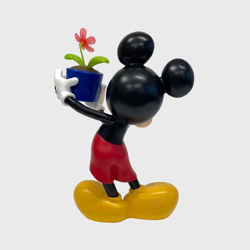 Disney 12&#34; Stone Solar Motion Mickey Mouse Statue, 4 of 5