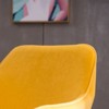 NicBex Modern Velvet Swivel Office Chair with Wheels,Height Adjustable Chair,3-in-1 Upholstered Home Office Chair&Accent Chair&Vanity Chair - 4 of 4