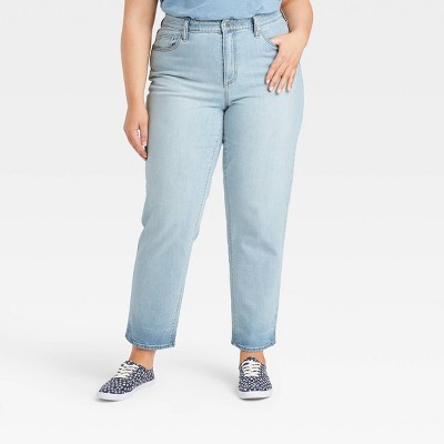 target plus size mom jeans