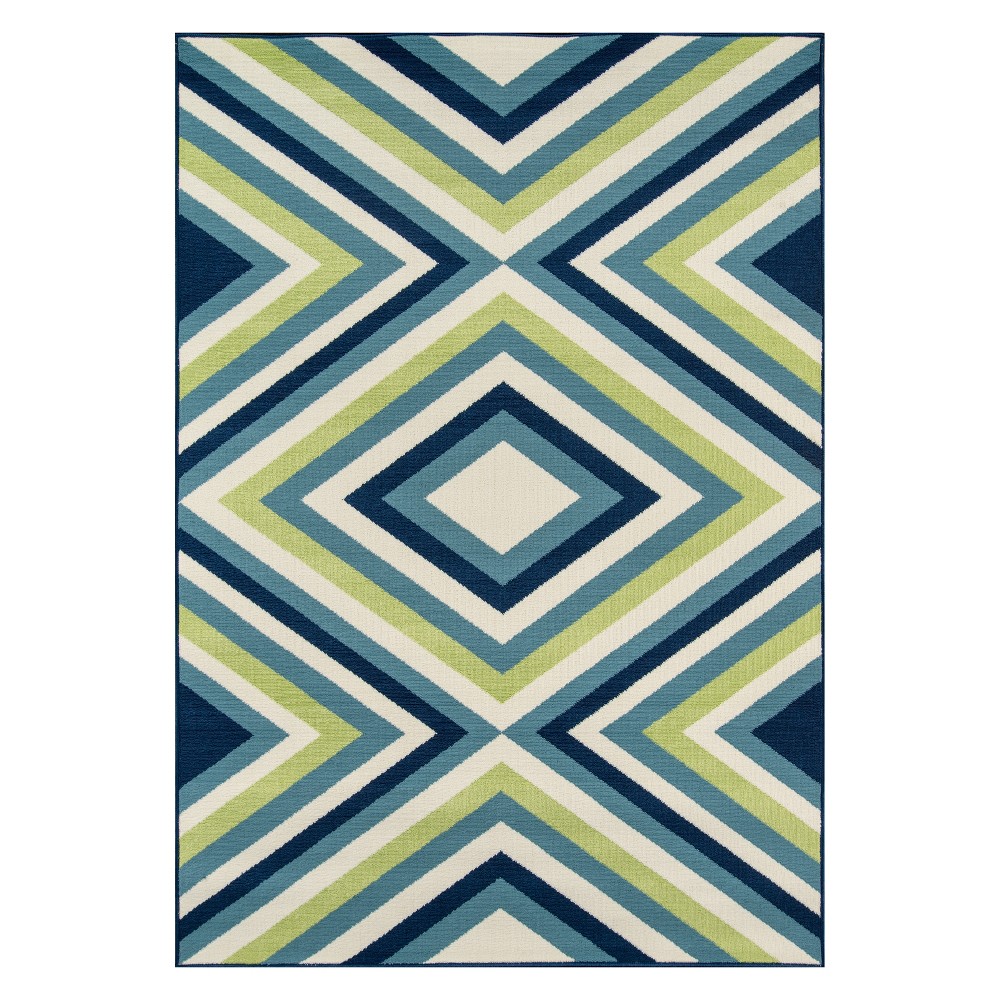 2'3inX4'6in Geometric Loomed Accent Rug - Momeni