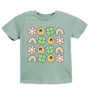 The Juniper Shop Smiley Clover Daisy Youth Short Sleeve Tee - 1 of 3