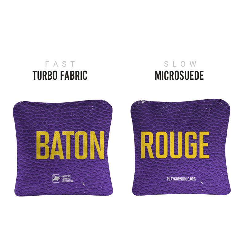 Gameday Baton Rouge Synergy Pro Purple Cornhole Bags (Set of 4), 2 of 5