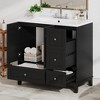 Versatile Bathroom Vanity with Sink: Elevate Your Space with Clean Lines and Contemporary Style in Any Finish - 2 of 4